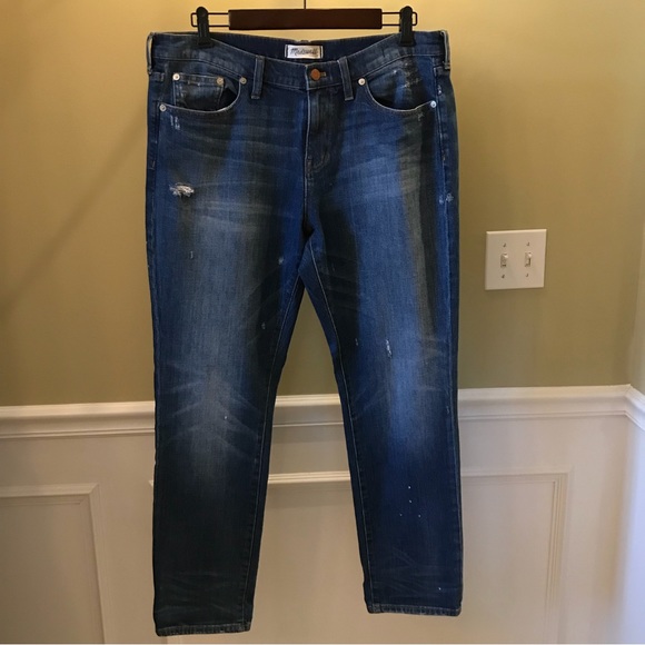 Madewell Denim - Madewell Distressed Slim Boyfriend Jeans,  Size 32, NWOT